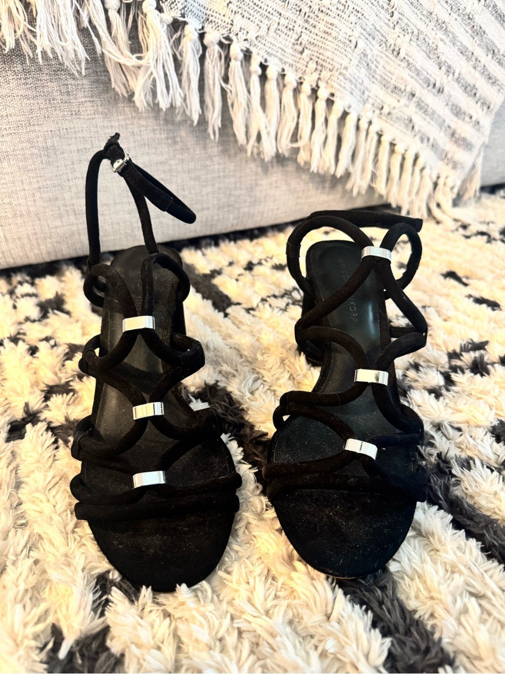 Rebecca Minkoff Apolline Suede Strappy Sandals - Picture 4 of 6